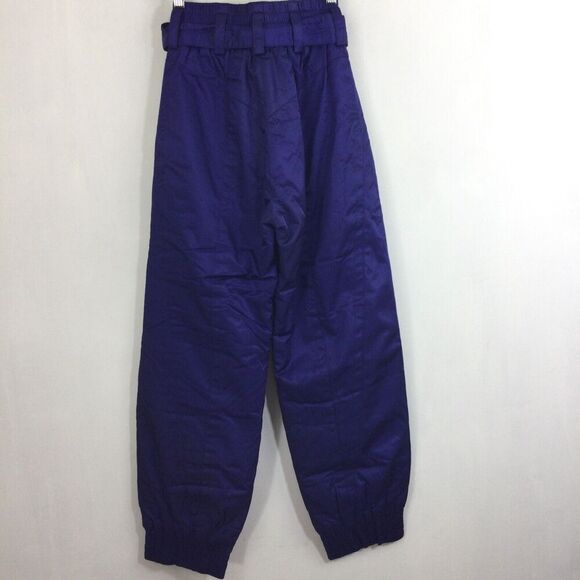 Ossi Ski Wear Vintage Womens Ski/Snowboard Snow Pants With Belt Blue Size 6 - Picture 5 of 9